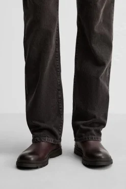 New BOTA PIEL CAÑA ALTA Hombre Zapatos