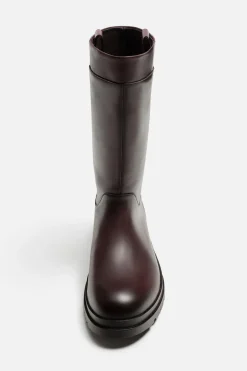 New BOTA PIEL CAÑA ALTA Hombre Zapatos