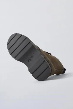 Niños ZARA 1½ - 6 Años·Zapatos|1½ - 6 Años·Zapatos<BOTA PIEL CORDONES