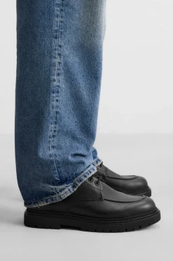 Sale BOTA PIEL CORDONES Hombre Zapatos