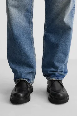 Sale BOTA PIEL CORDONES Hombre Zapatos