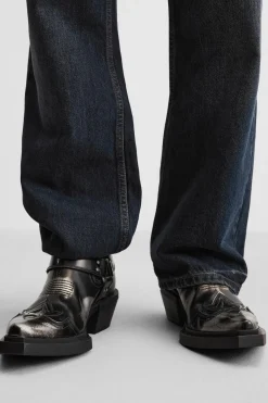 New BOTA PIEL COWBOY Hombre Zapatos