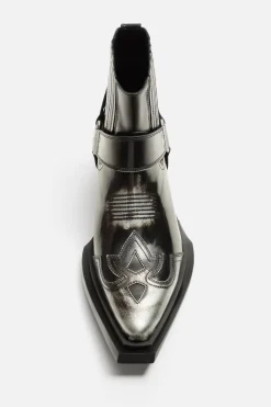 New BOTA PIEL COWBOY Hombre Zapatos