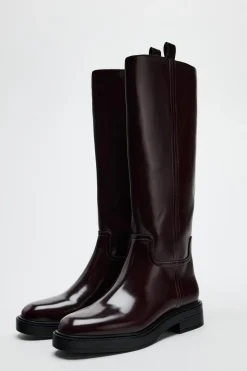 Hot BOTA PLANA Mujer Zapatos