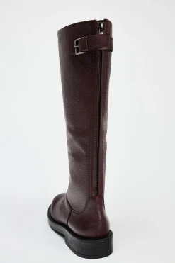 New BOTA PLANA HEBILLA PIEL Mujer Zapatos