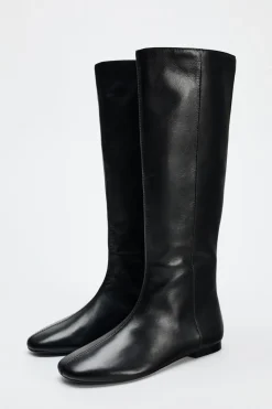 Outlet BOTA PLANA PIEL Mujer Zapatos