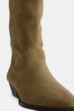 Online BOTA PLANA XL COWBOY SERRAJE Mujer Zapatos