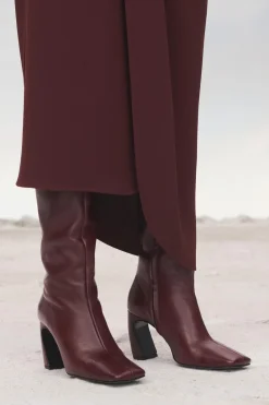 Online BOTA PUNTA CUADRADA PIEL LIMITED EDITION Mujer Zapatos