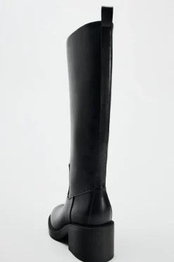 Sale BOTA TACÓN ANCHO Mujer Zapatos