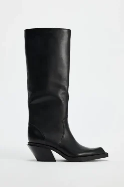 Fashion BOTA TACÓN COWBOY PIEL Mujer Zapatos