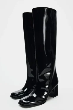 Fashion BOTA TACÓN EFECTO ACHAROLADO Mujer Zapatos