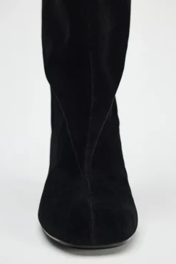 New BOTA TACÓN EFECTO TERCIOPELO Mujer Zapatos