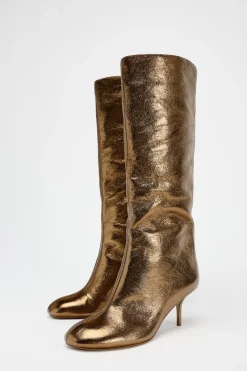 Sale BOTA TACÓN KITTEN METALIZADA Mujer Zapatos