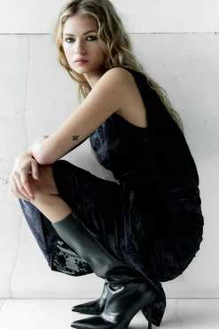 Clearance BOTA TACÓN PESPUNTE Mujer Zapatos