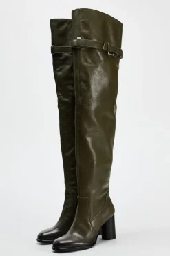 Discount BOTA TACÓN PIEL Mujer Zapatos