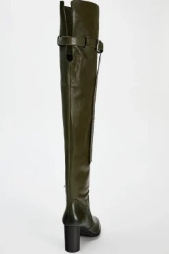 Discount BOTA TACÓN PIEL Mujer Zapatos