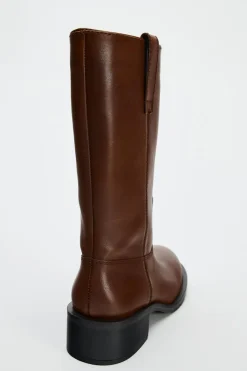 Hot BOTIN CAÑA ANCHA PIEL Mujer Zapatos