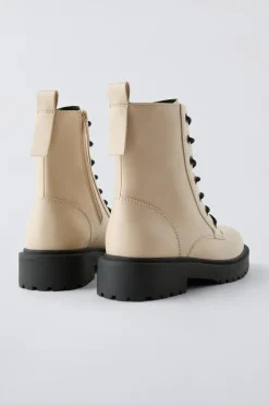 Niños ZARA 6 - 14 Años·Zapatos<BOTIN CORDONES