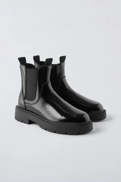 Niños ZARA 6 - 14 Años·Zapatos<BOTÍN CHAROL