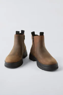 Niños ZARA 6 - 14 Años·Zapatos|6 - 14 Años·Zapatos<BOTÍN CHELSEA PIEL