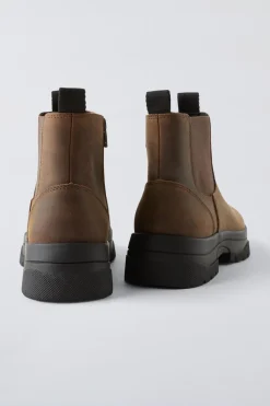 Niños ZARA 6 - 14 Años·Zapatos|6 - 14 Años·Zapatos<BOTÍN CHELSEA PIEL