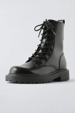 Niños ZARA 6 - 14 Años·Zapatos<BOTÍN CORDONES