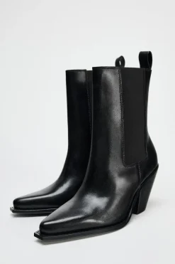 Online BOTÍN COWBOY PIEL Mujer Zapatos