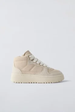 Niños ZARA 6 - 14 Años·Zapatos<BOTÍN DEPORTIVO ACOLCHADO