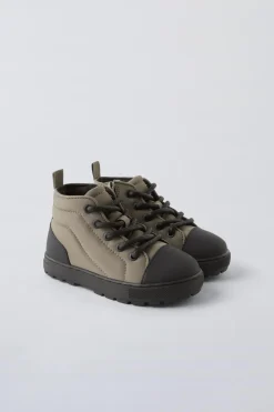 Niños ZARA 1½ - 6 Años·Zapatos<BOTÍN DEPORTIVO ACOLCHADO