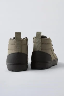 Niños ZARA 1½ - 6 Años·Zapatos<BOTÍN DEPORTIVO ACOLCHADO