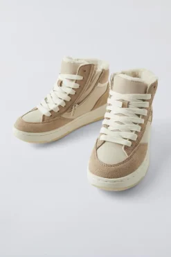 Niños ZARA 6 - 14 Años·Zapatos|6 - 14 Años·Zapatos<BOTÍN DEPORTIVO FORRADO