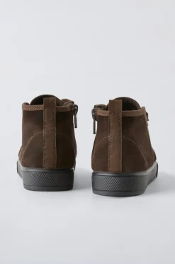 Niños ZARA 1½ - 6 Años·Zapatos<BOTÍN DEPORTIVO PIEL