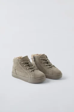 Niños ZARA 1½ - 6 Años·Zapatos|1½ - 6 Años·Zapatos<BOTÍN DEPORTIVO PIEL