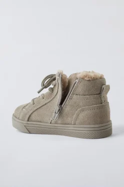 Niños ZARA 1½ - 6 Años·Zapatos|1½ - 6 Años·Zapatos<BOTÍN DEPORTIVO PIEL