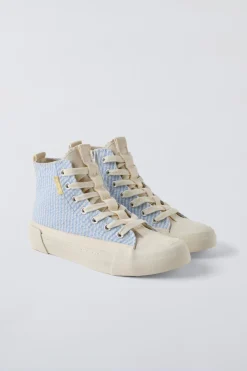 Niños ZARA 6 - 14 Años·Zapatos|6 - 14 Años·Zapatos<BOTÍN DEPORTIVO RAYAS