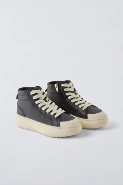 Niños ZARA 6 - 14 Años·Zapatos|6 - 14 Años·Zapatos<BOTÍN DEPORTIVO TEJIDO