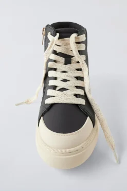 Niños ZARA 6 - 14 Años·Zapatos|6 - 14 Años·Zapatos<BOTÍN DEPORTIVO TEJIDO