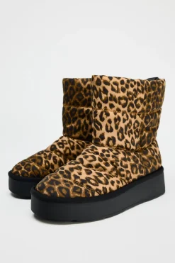 Fashion BOTÍN EFECTO ACOLCHADO PLATAFORMA Mujer Zapatos