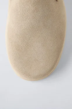 Niños ZARA 6 - 14 Años·Zapatos<BOTÍN PIEL