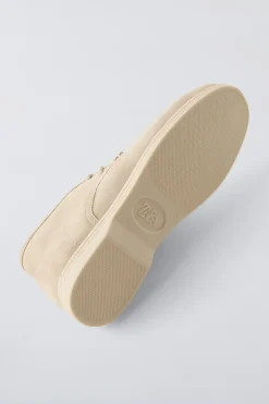 Niños ZARA 6 - 14 Años·Zapatos<BOTÍN PIEL