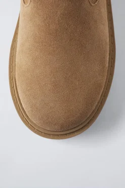 Niños ZARA 6 - 14 Años·Zapatos<BOTÍN PIEL PLATAFORMA