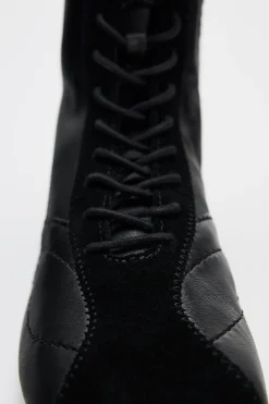 Sale BOTÍN PLANO CORDONES PIEL Mujer Zapatos