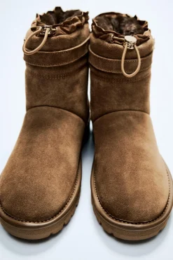 New BOTÍN PLANO SERRAJE HEBILLA Mujer Zapatos