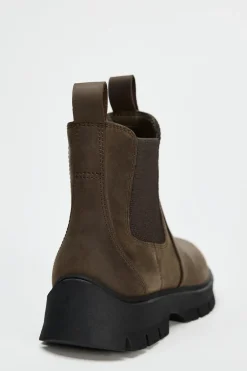 Clearance BOTÍN PLANO SUELA DENTADA Mujer Zapatos