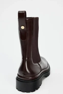 Sale BOTÍN PLANO SUELA DENTADA Mujer Zapatos