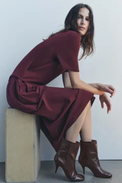 Sale BOTÍN PUNTA CUADRADA PIEL Mujer Zapatos