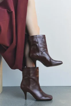 Sale BOTÍN PUNTA CUADRADA PIEL Mujer Zapatos