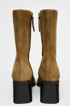 Fashion BOTÍN TACÓN ANCHO SERRAJE Mujer Zapatos