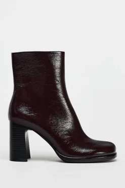 Sale BOTÍN TACÓN EFECTO ACHAROLADO Mujer Zapatos