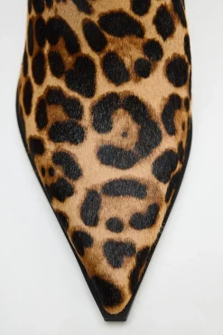 Discount BOTÍN TACÓN ESTAMPADO ANIMAL PIEL Mujer Zapatos